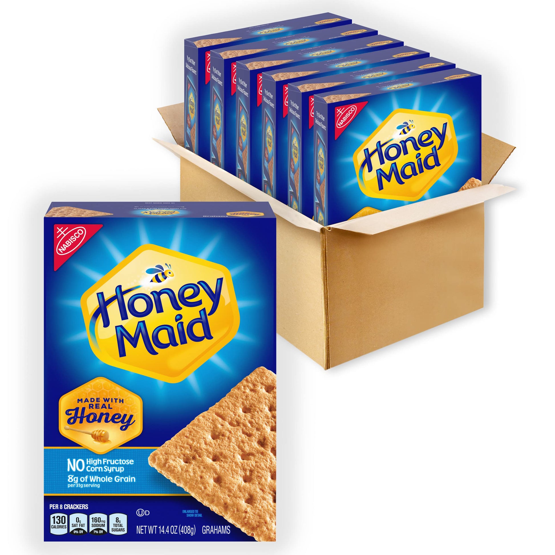Honey Maid Graham Crackers, 6 - 14.4 Oz Boxes