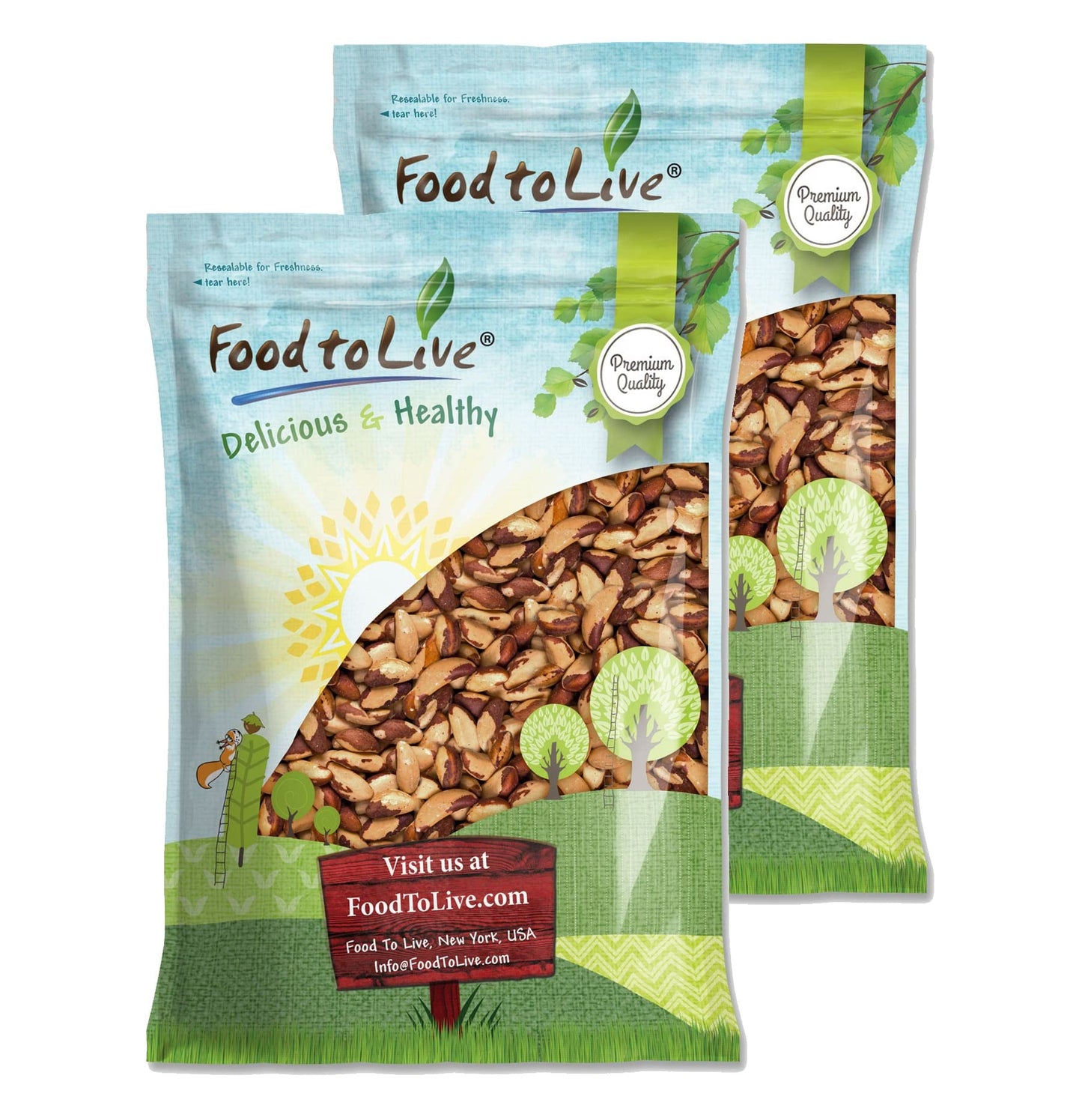 Food To Live Dry Roasted Brazil Nuts  16 Pounds - Unsalted  Whole  Oven Roasted Brazilian Nuts  No Oil Added  Shelled  Kosher  Bulk. Good Source Of Protein & Essential Fatty Acids. Crunchy Snack