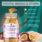 TrueSeaMoss Sea Moss Gel - Made in USA - Wildcrafted Seamoss  Fruits & Jarred Vegetables - Passion Fruit  Pack of 2 (Labels may Vary)