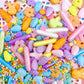 Easter Sprinkles, 6 Mix Pastel Sprinkles For Cake Decorating, 6.53 Oz Spring Bunny Carrots Sprinkle, Edible Sprinkle For Baking,