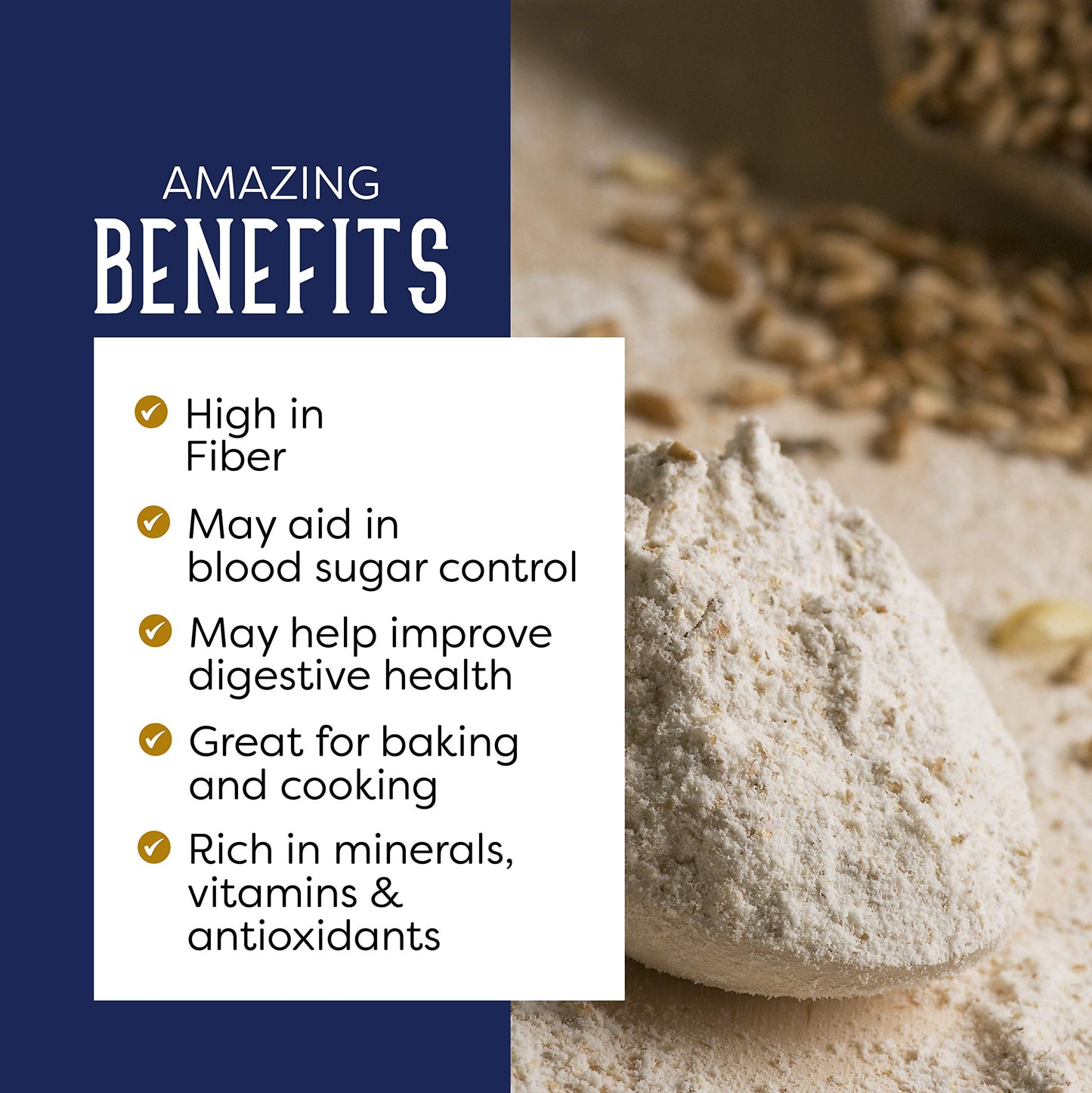 Dark Rye Flour, 2Lbs, Dark Rye Flour For Bread Machine, Pumpernickel Flour, Whole Rye Flour For Baking, Rye Bread Flour, Pumpernickel Meal, Non-Gmo, Batch Tested, Product Of Canada, By Puroraw.