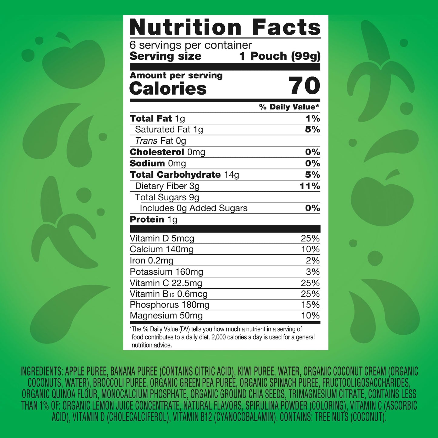 vitafusion Vitamin-Boosted Smoothie +Fiber with Energy Metabolism and Immunue Support, Apple Spinach Banana Flavor Excellent Sou