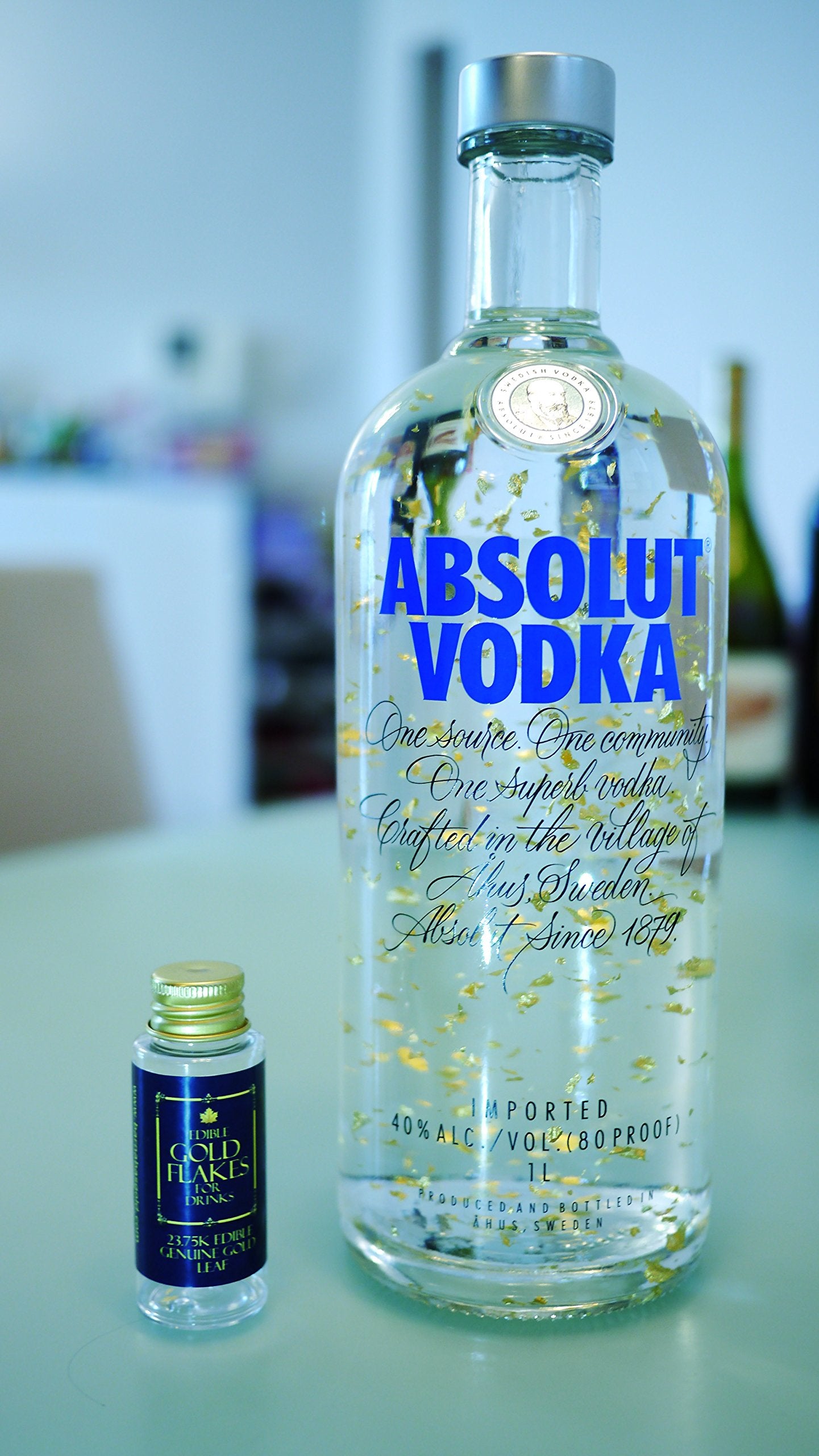 Barnabas Blattgold: Edible Genuine Gold Leaf For Drinks - Edible Gold Flakes, Gold Flakes, Gold Flakes Edible For Food (Drinks)
