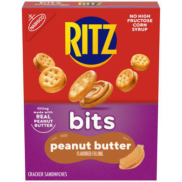 RITZ Bits Peanut Butter Sandwich Crackers, 8.8 oz