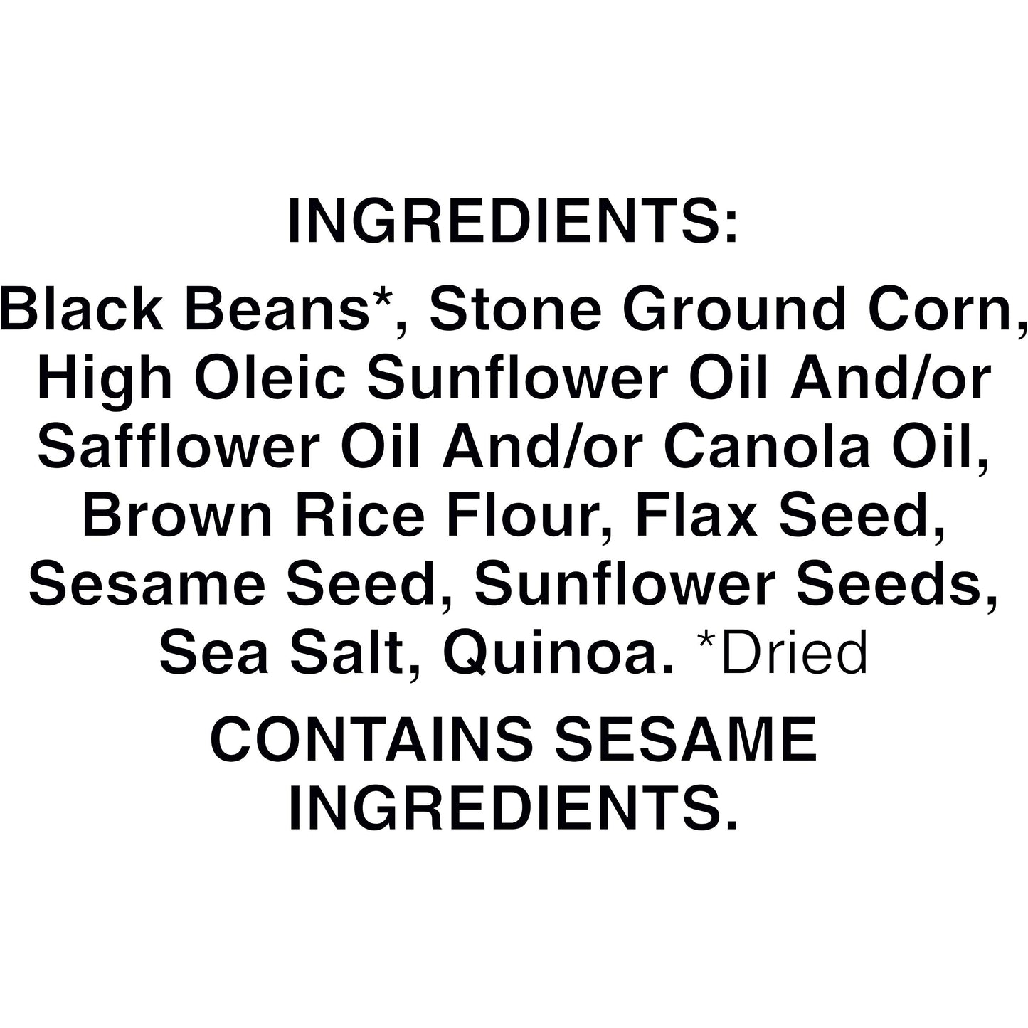 Food Should Taste Good, Tortilla Chips, Multigrain Bean Chips, Black Bean, 5.5 oz