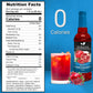 Syruvia Sugar-Free Pomegranate Syrup - 25.4 fl oz. enhanced Flavoring Syrup. 0 Calories  Kosher  and Gluten-Free. Ideal for Enhancing Tea  Italian Sodas  Beverages  Desserts  Ice Cream  Cocktails  and Mocktails.