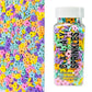 Flower Sprinkles Edible Flowers for Cake Decorating, Mix Sizes Baking Sugar for Cupcake, Cookie, Donut Dessert Decoration, Weddi