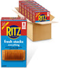 RITZ Fresh Stacks Everything Crackers, Bulk Travel Snacks, 6 Boxes (48 Multi Snack Packs)