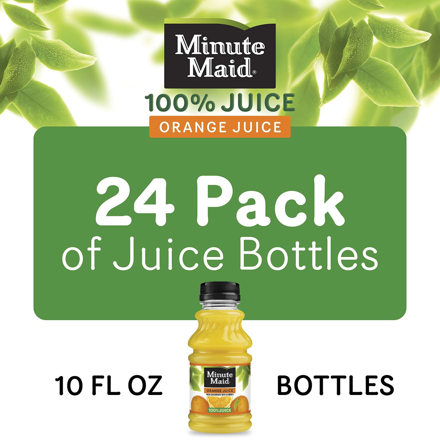 Minute Maid Orange Juice Drinks, 10 Fl Oz, 24 Pack, Model 025000056857