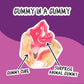 Juicy Drop Mystery Gummy Candy Cubes, Wild Berry, 5oz, Purple, Interactive Treat with Surprise Animal Inside