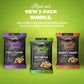 Healthy Earth Snacks 3 Flavors Variety Pack  24 Count | Mixed Nuts & Dried Fruits Gourmet Snacks  Gluten-Free | 8 Packets Per Flavor: Heart Smart Harvest  Feel Good Feast  & Oh! Mega Medley (816g)