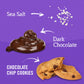 Tates Bake Shop Cookie Bark  Chocolate Chip Cookies with Dark Chocolate and Sea Salt  4-5 oz Bags