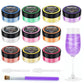 SigWong Edible Glitter Set - 10 Colors Luster Dust, Food Grade, Vegan, Gluten Free, 4g per Bottle