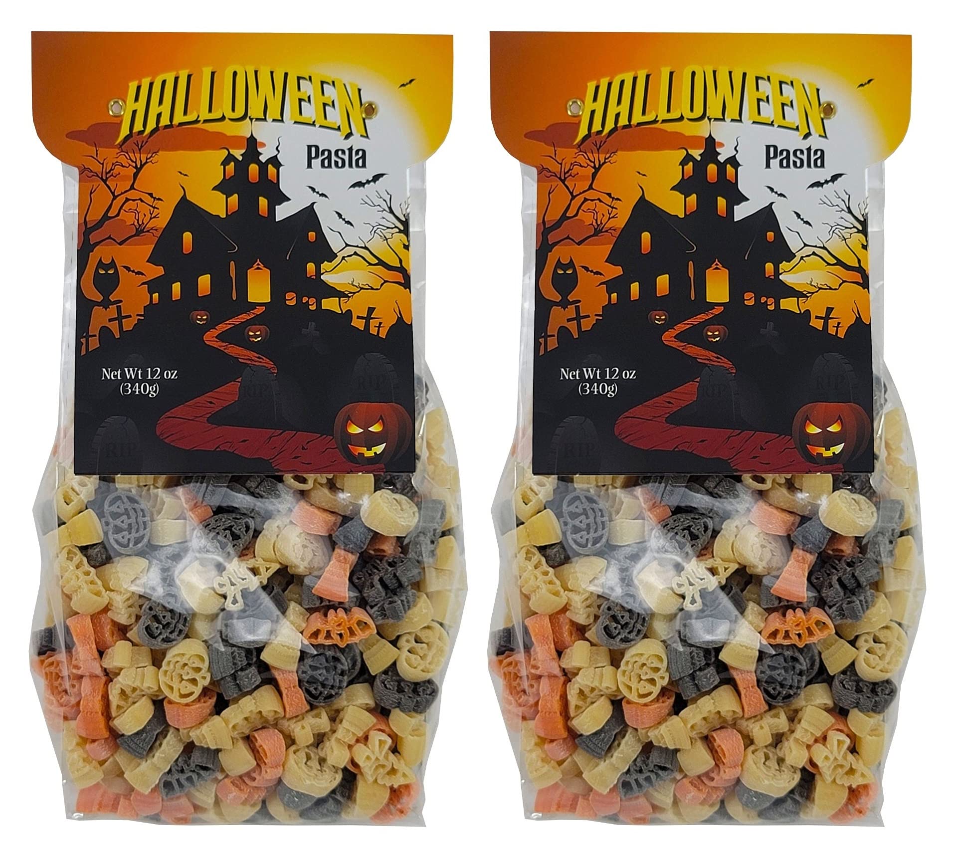 Chidester Farms Halloween Novelty Shape Pasta, 12 Ounce, 2-Pack