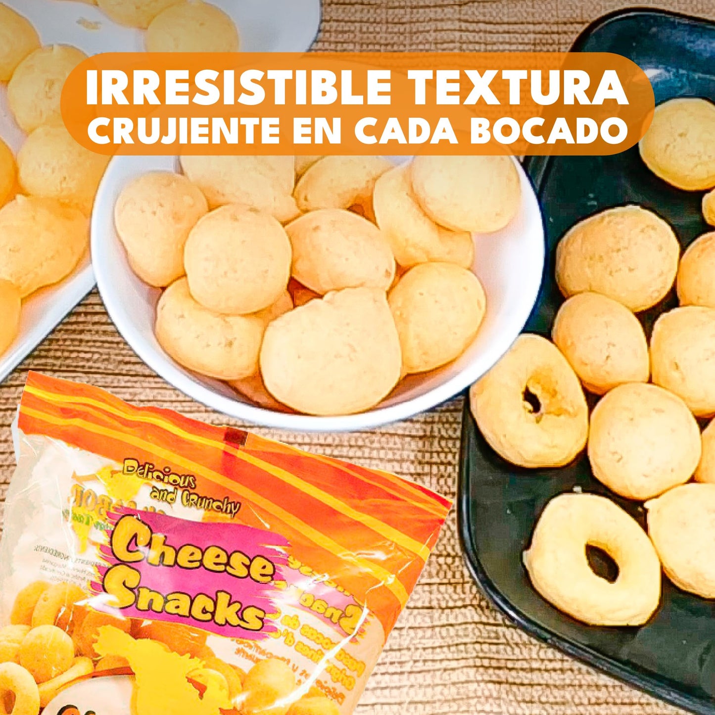 Su Sabor Cheese Snacks/Pasabocas de Queso Besitos y Rosquillas 7.1 ounces