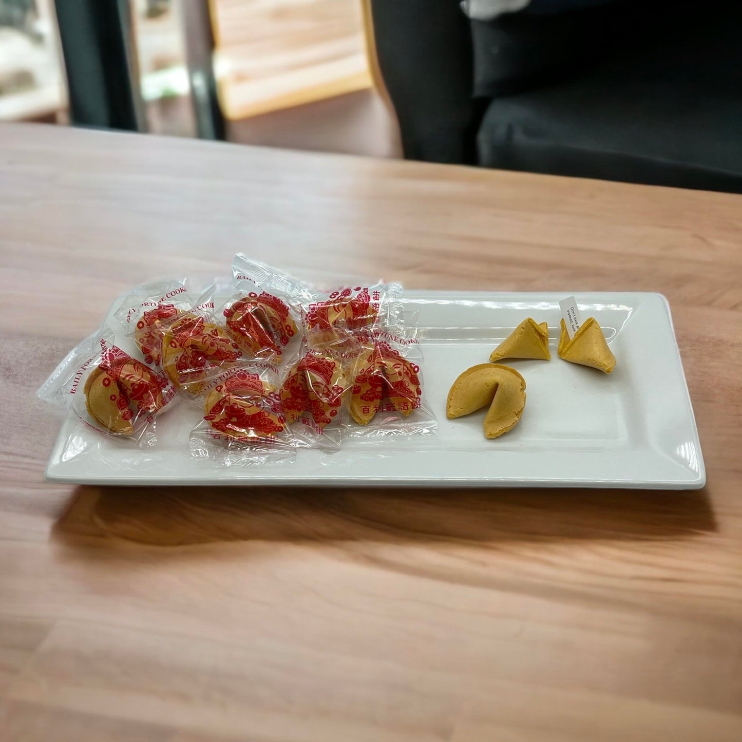 50 Fortune Cookies - Individually Wrapped With Fun, Traditional Fortunes [Pack Of 50 Cookies] Bundle With Habanerofire Chopstick