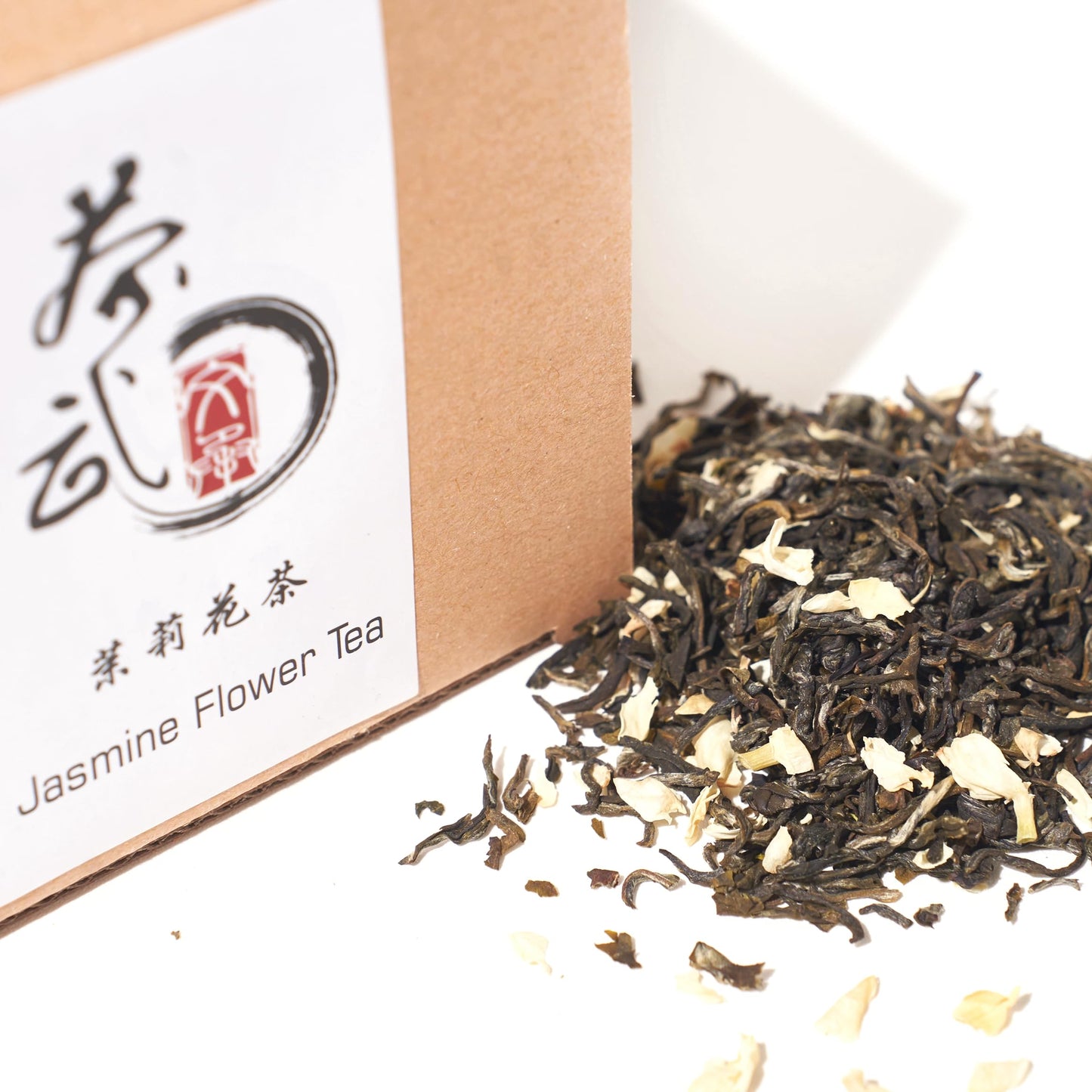 Chawuwarmsun [B] Jasmine Flower Green Tea,3.5Oz/100G,Chinese Loose Leaf Tea