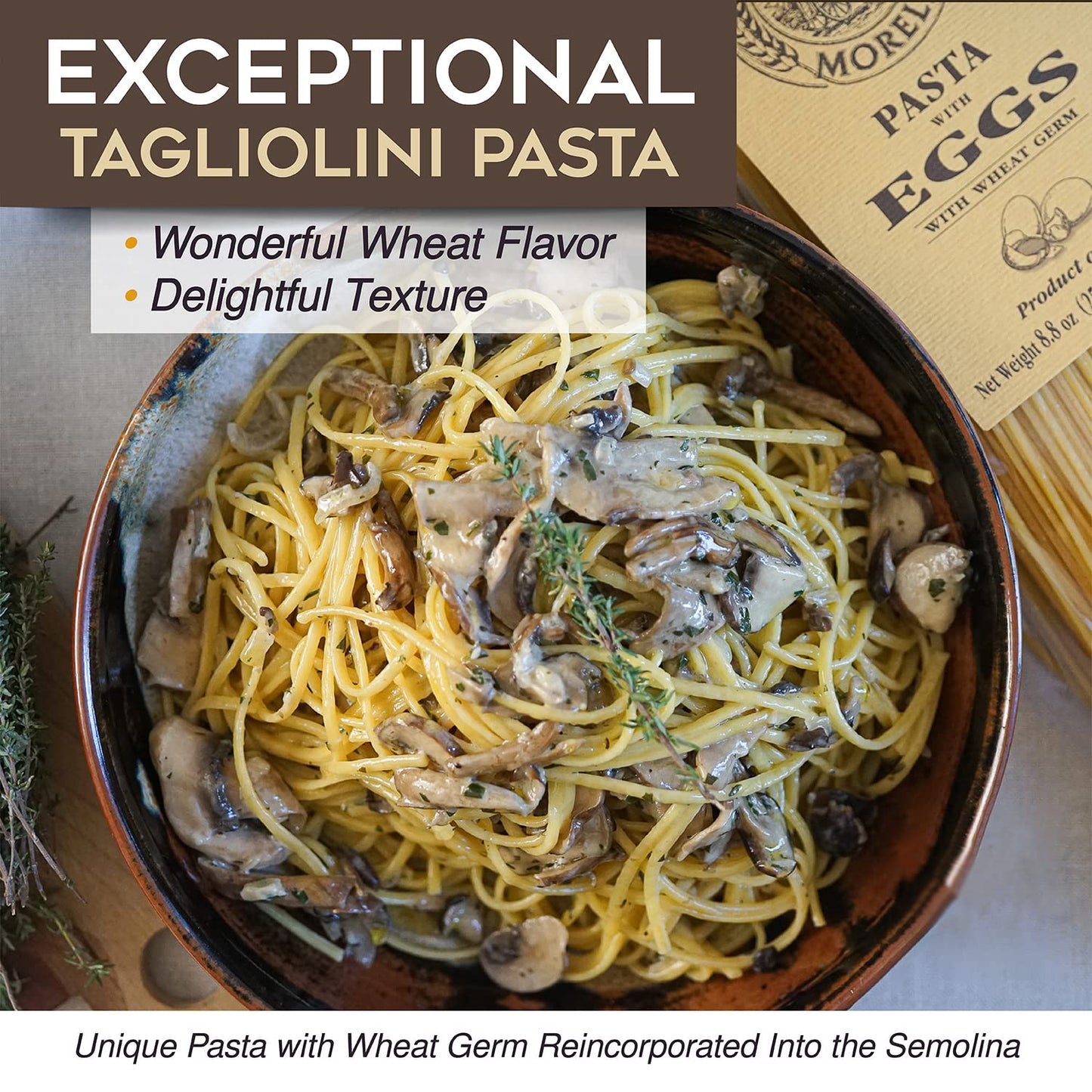Morelli Pappardelle And Egg Tagliolini Italian Pasta Variety Pack - Imported Pasta From Italy, Gourmet Pasta Sampler Includes 17