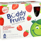 Buddy Fruits Pure Blended Fruit Snack To Go Apple And Strawberry Applesauce 3.2Oz (Pack Of 12) | 100% Real Fruit | No Sugar, Non Gmo, Vegan, Gluten Free, No Preservatives, Bpa Free, Certified Kosher
