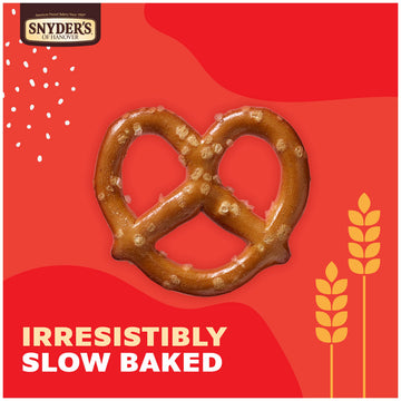 Snyder s of Hanover Pretzels, Mini Pretzels, 16 Oz Bag (Pack of 6)