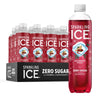 Sparkling Ice, Cranberry Frost Sparkling Water, Zero Sugar Flavored Water, with Vitamins and Antioxidants, Low Calorie Beverage,