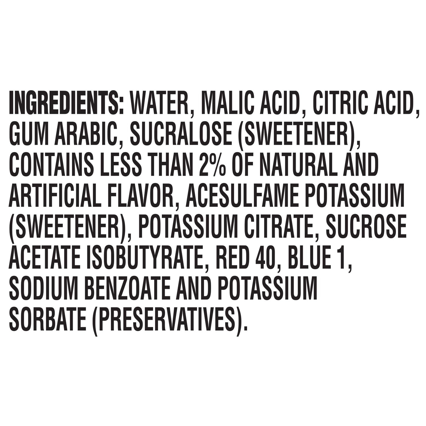 Kool-Aid G  Liquid Drink Mix, Caffeine Free, 1.62 fl oz Bottle, Pack of 8