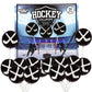 Sweetzo Hockey Puck Lollipops, Individually Wrapped Candy Party Favors, 24 Count, Ideal End of Year Team Gifts, Hockey Puck Size