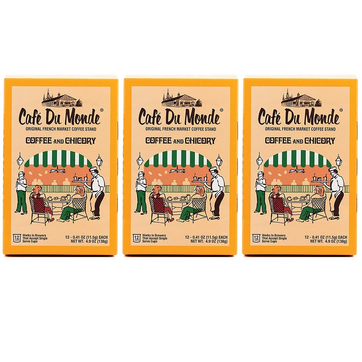 Cafe Du Monde Coffee And Chicory 36 Single Serve Pods