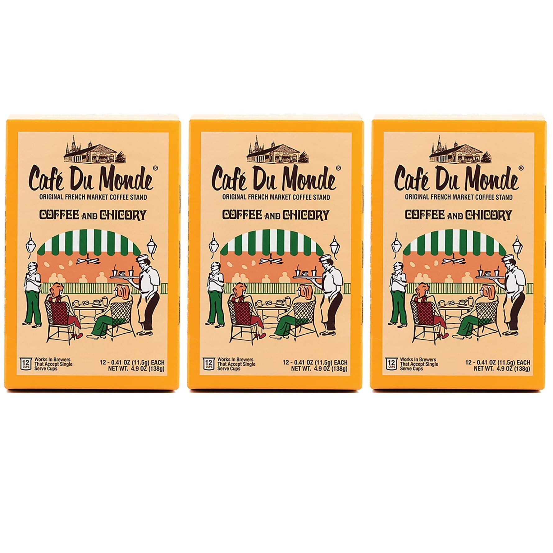 Cafe Du Monde Coffee And Chicory 36 Single Serve Pods