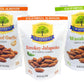Bold Flavored Roasted Almonds - Smokey Jalapeno, Garlic, Wasabi and Soy Sauce - Holiday Party Snacks - Sohnrey Family Foods Vari
