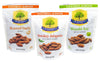 Bold Flavored Roasted Almonds - Smokey Jalapeno, Garlic, Wasabi and Soy Sauce - Holiday Party Snacks - Sohnrey Family Foods Vari