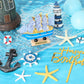 19 Pcs Nautical Cake Topper Pirate Cake Topper Ship Theme Cake Topper Nautical Cupcake Topper Nautical Party Decorations For Bir