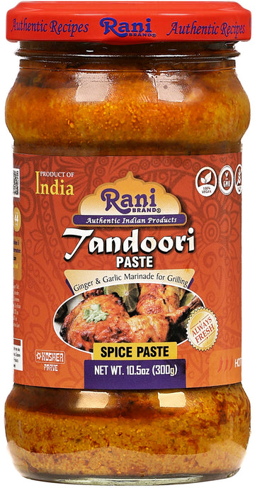 Rani Tandoori Paste - All Natural, NON-GMO, Vegan, Gluten Free, 10.5oz Glass Jar