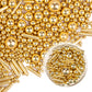 Dazzjoy Gold Pearl Rods Sprinkles, 130g/4.58oz, Mix Size, Gold Sprinkles for Cupcake Decorating, Cupcake Toppers, Cake Decoratio