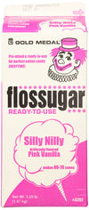 gold Medal 3202 Pink Vanilla Flossugar, 12 gallon carton