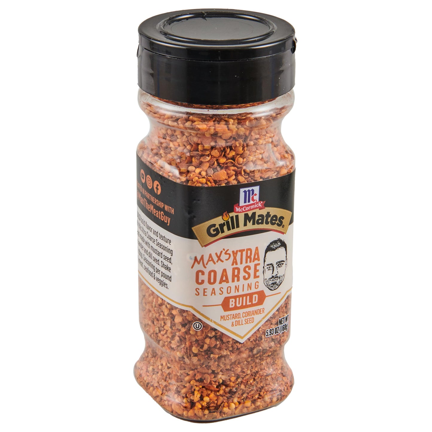 Mccormick Grill Mates Max'S Xtra Coarse Seasoning, 5.93 Oz