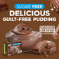 Simply Delish Instant Chocolate Pudding Mix - Plant Based Guilt Free Desserts - All Natural, Sugar Free, Non Gmo, Gluten Free, F