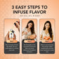 Dolce Foglia Peach Flavoring Oil - Multipurpose 8 Oz. for Baking, Candy Making, Lip Balm, Ice Cream
