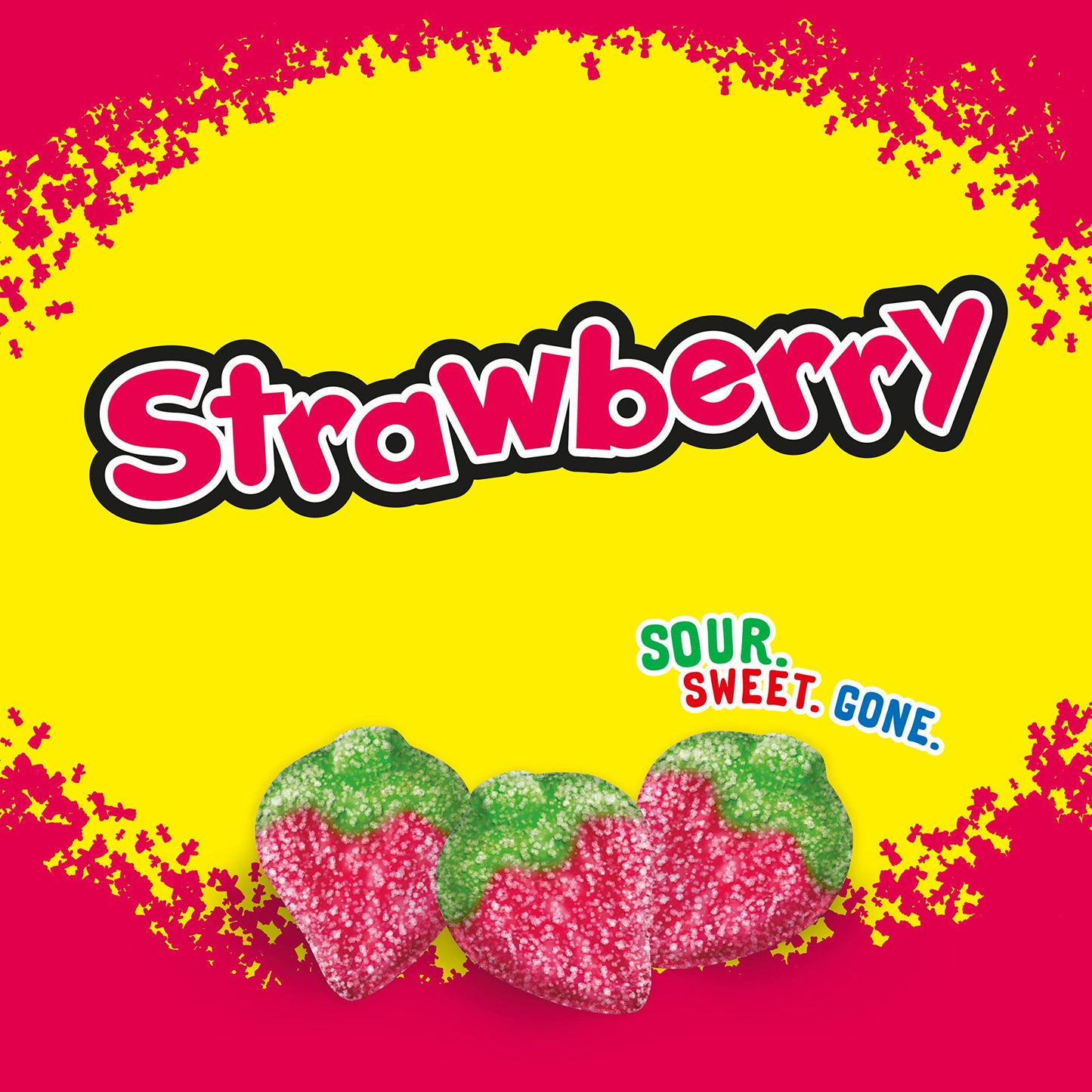 SOUR PATCH KIDS Strawberry Soft & Chewy Candy, Bulk Candy, 12-8 oz Bags
