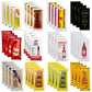 Hot Sauce Variety Pack Of 96 Condiment Packets. 8 Each Of 12 Flavors Care Package Gift Basket By Rebel Smuggling Galactic Emporium