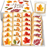 Cookies Individually Wrapped Fall Leaves themed Theme Party Favors 24 Pack Bulk for Kids Birthday Party Sugar Cookie (Fall)