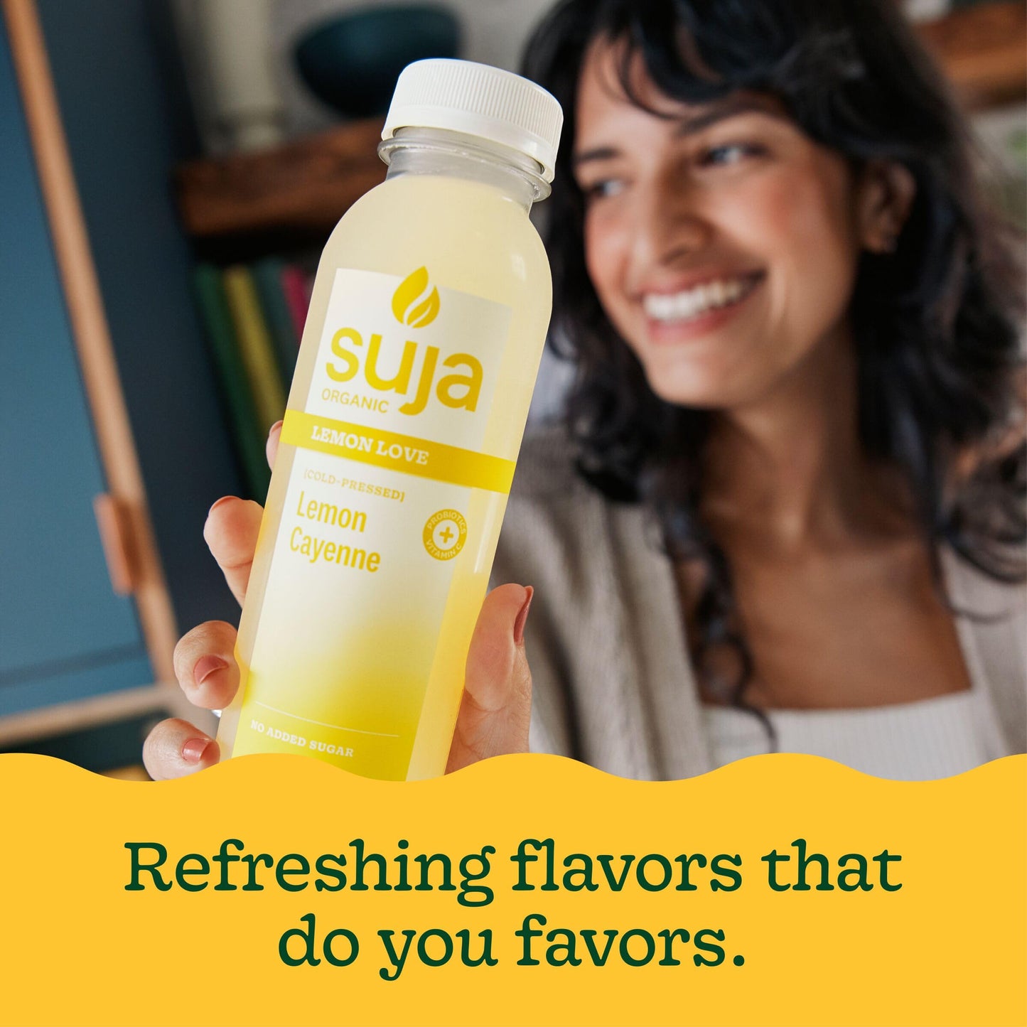 Suja Organic Cold-Pressed Lemon Love, Lemon Juice with No Additives, Excellent Source of Vitamin C for Immunity Support, Vegan,