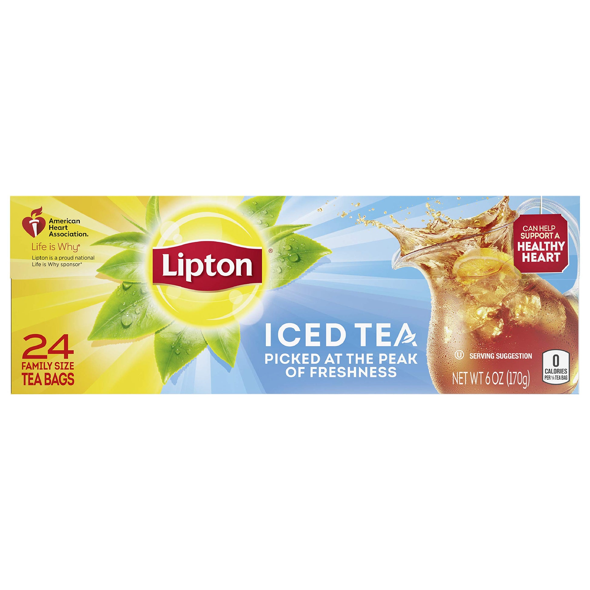 Lipton Iced Tea Family Size Tea Bags - 24 Count