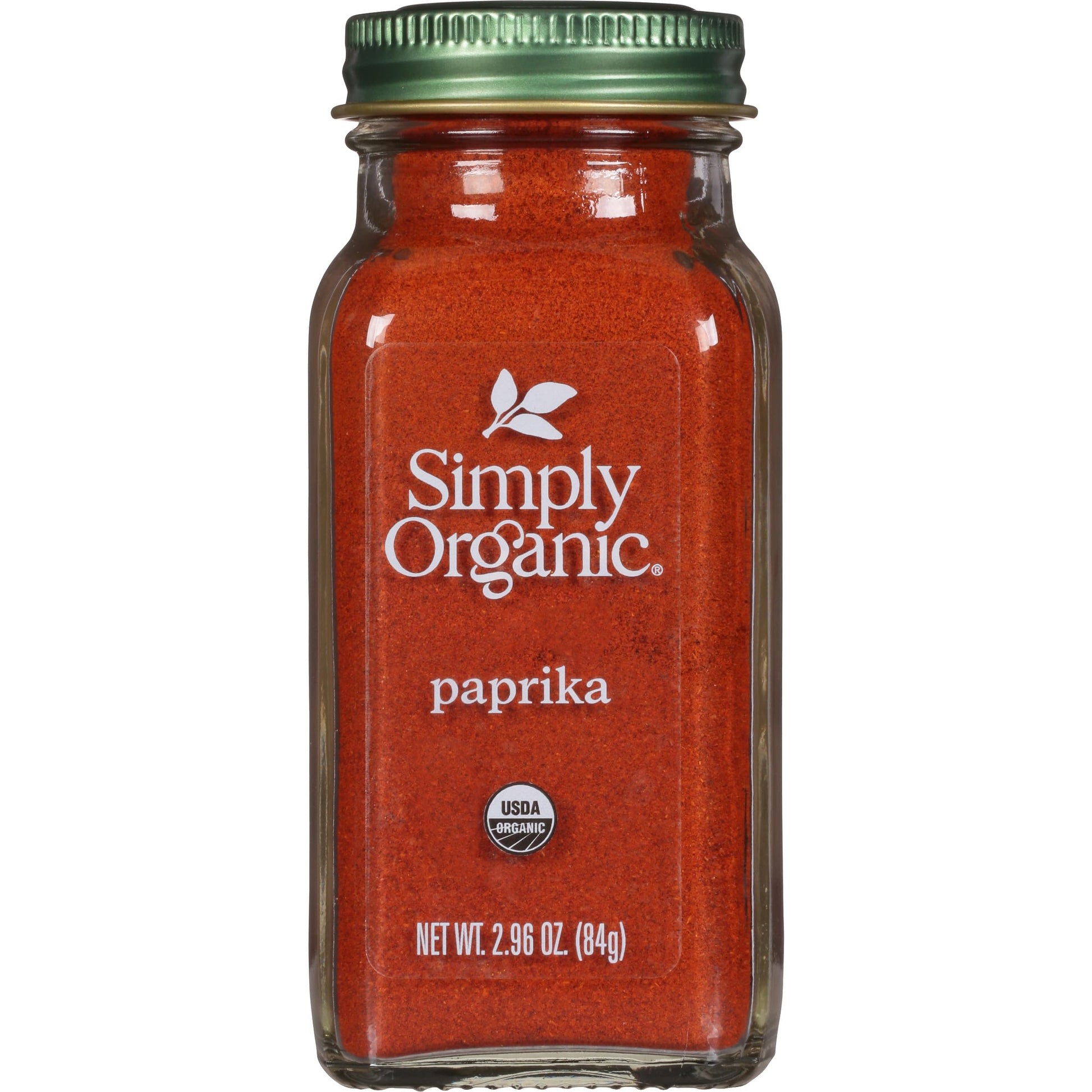 Simply Organic Paprika Ground, Certified Organic, 2.96 Ounce Container