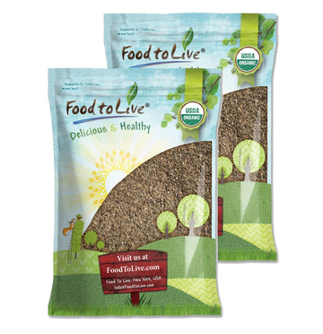 Food to Live Organic Chia Seeds Powder, 16 Pounds Non-GMO Meal, Ground Raw, Cold Milled, Kosher, Vegan, Bulk. Rich in Omega-3, F