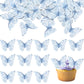 Ephlyn 48Pcs Edible Butterfly Cupcake Toppers Butterfly Cupcake Picks Edible Butterfly Cupcake Decorations For Butterfly Theme B