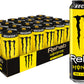 Monster Rehab Tea + Lemonade + Energy, Energy Iced Tea, 15.5 Fl Oz (Pack of 24)
