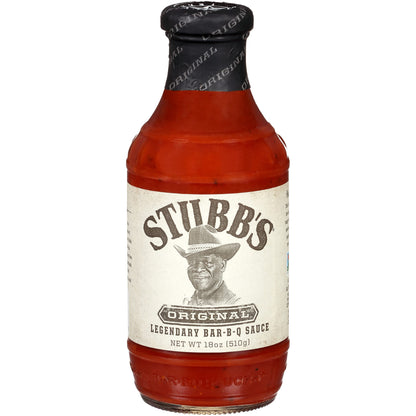 Stubb s Original BBQ Sauce, 18 oz (Pack of 4)