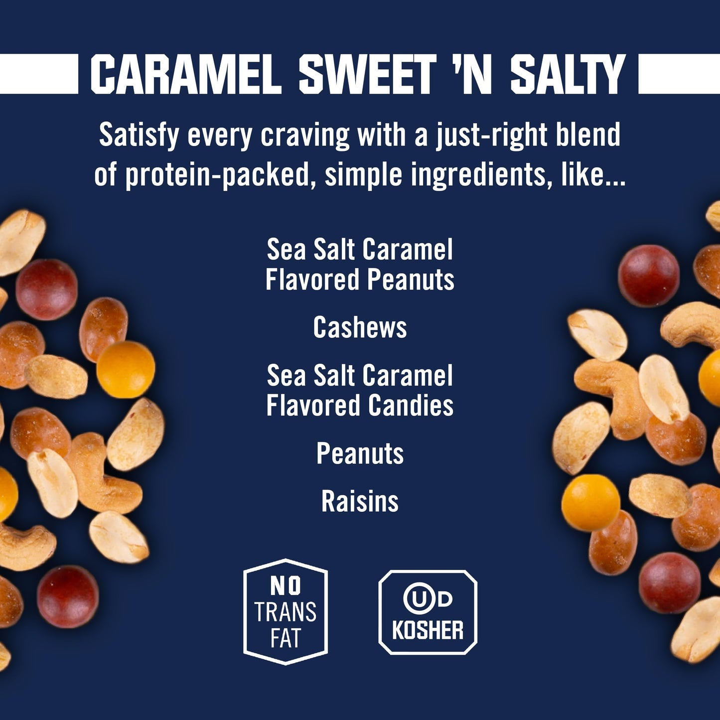 Kars Nuts Caramel Sweet N Salty Trail Mix, Pack of 42, 2.4oz Bags