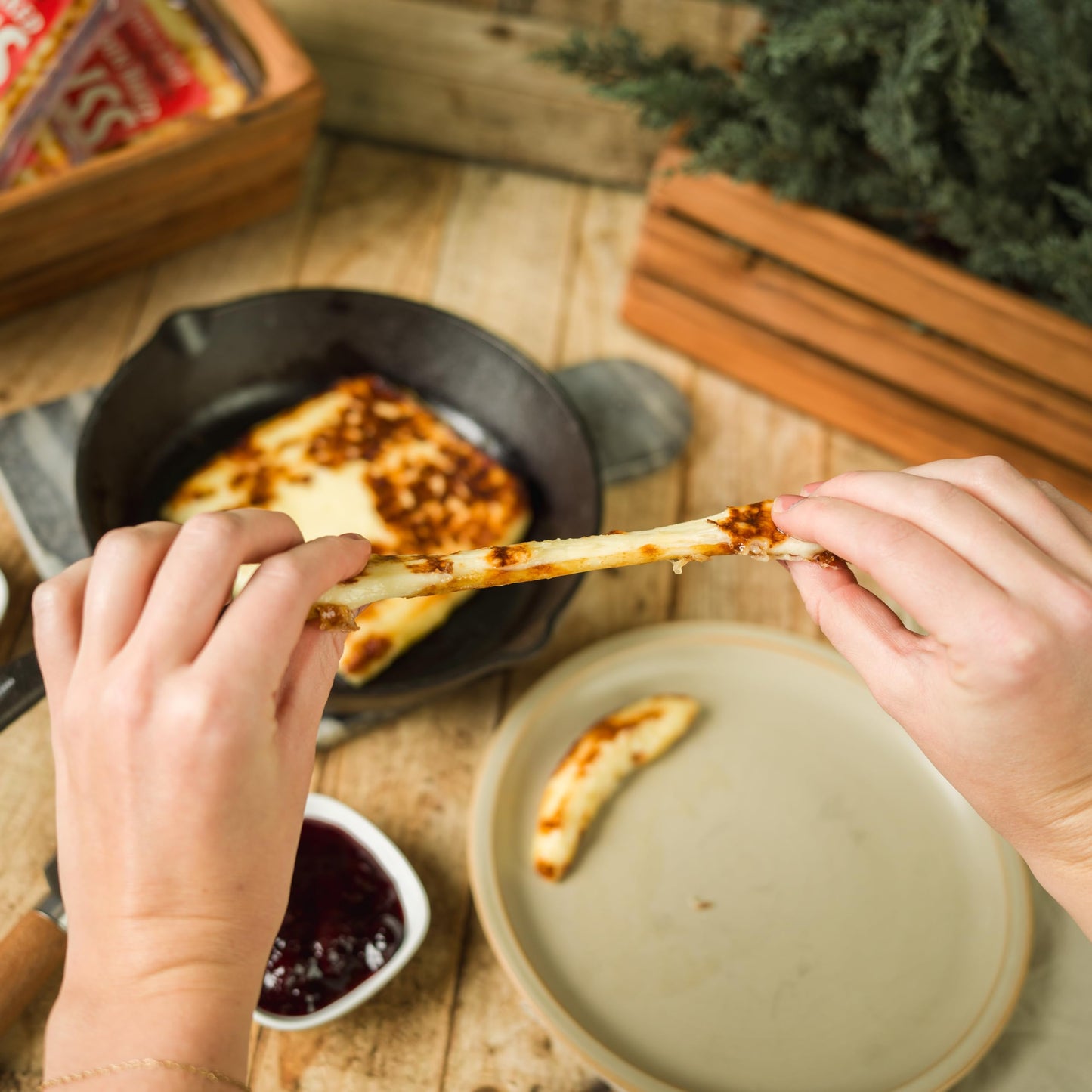 Cheese Bros. Golden Baked Bliss Cheese | Made in Wisconsin | Heat & Eat | Fresh & Crispy | 4 Pack
